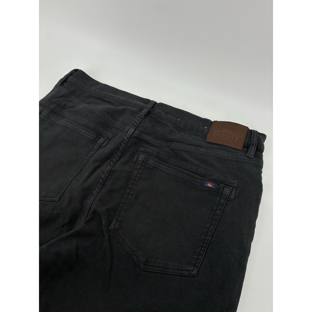 Faherty Brand Mens Stretch Terry 5 Pocket Chino Pants Dark Gray 32x31